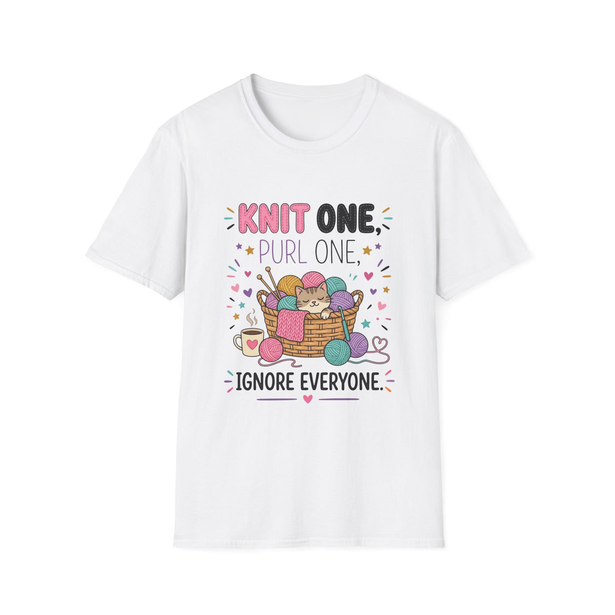Knit Purl Ignore T-Shirt