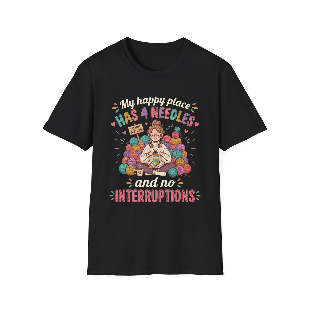 Happy Place 4 Needles T-Shirt