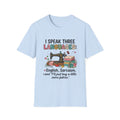 Three Languages Fabric T-Shirt