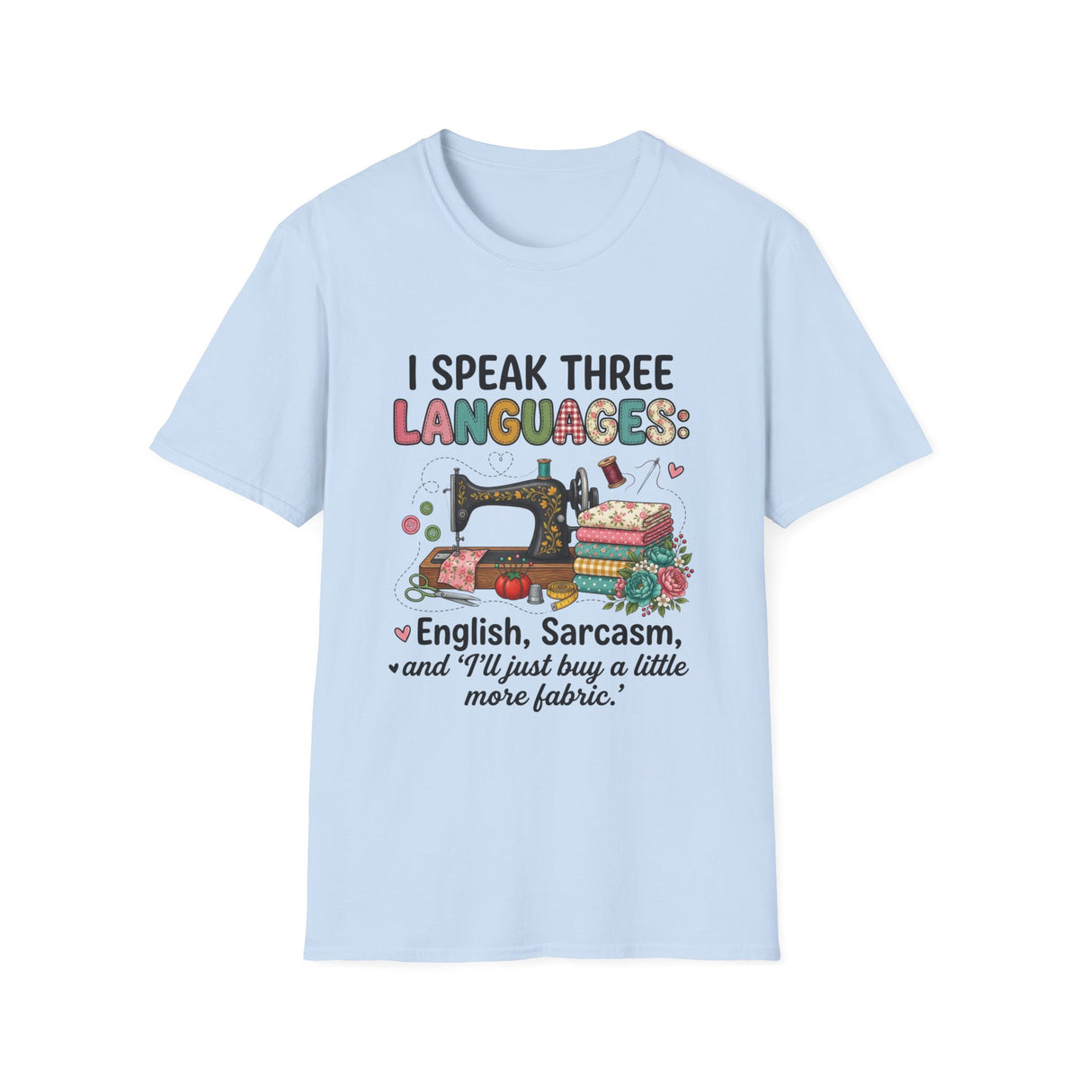Three Languages Fabric T-Shirt