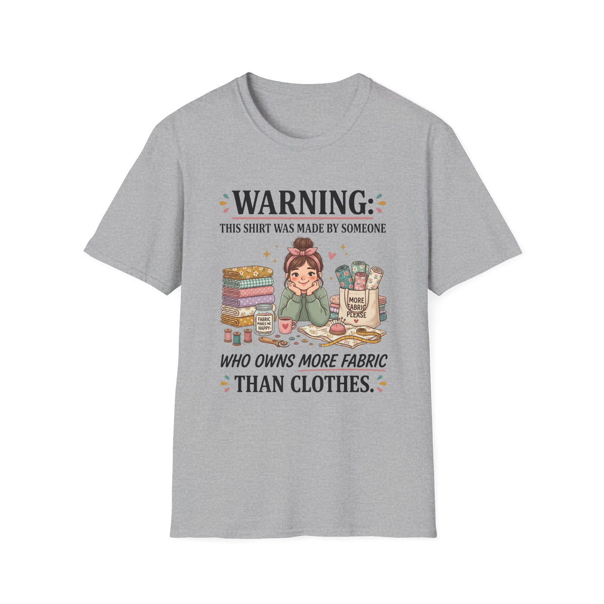 Funny Fabric Sewing T-Shirt