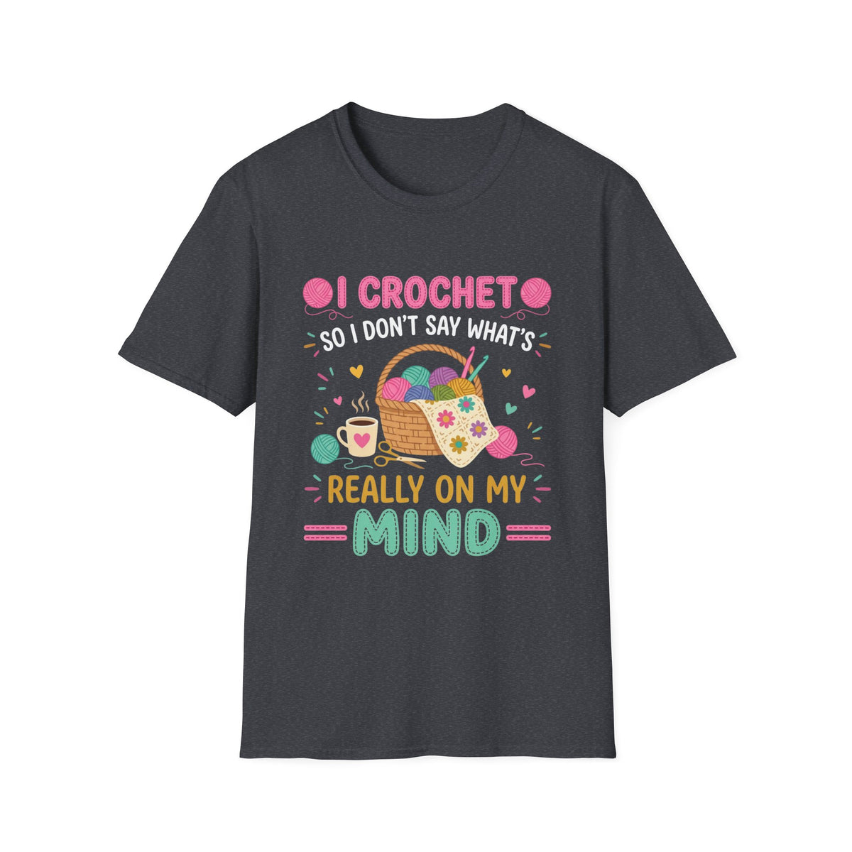 Crochet What's On Mind T-Shirt