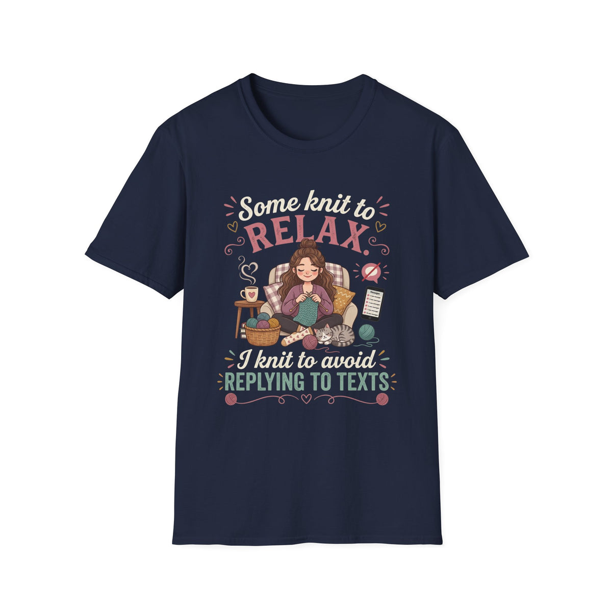 Knit Avoid Texts T-Shirt