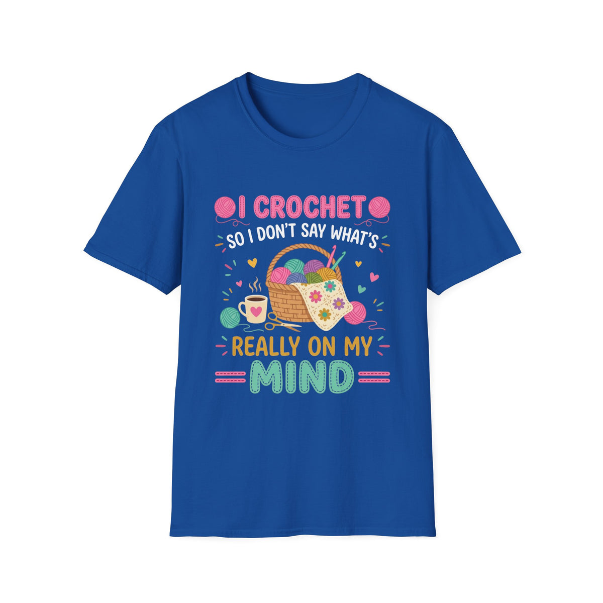 Crochet What's On Mind T-Shirt