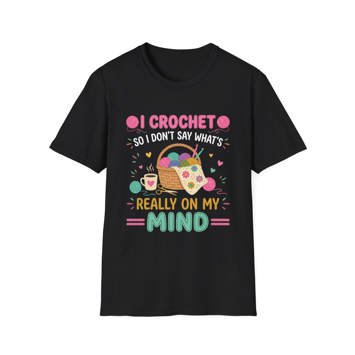 Crochet What's On Mind T-Shirt