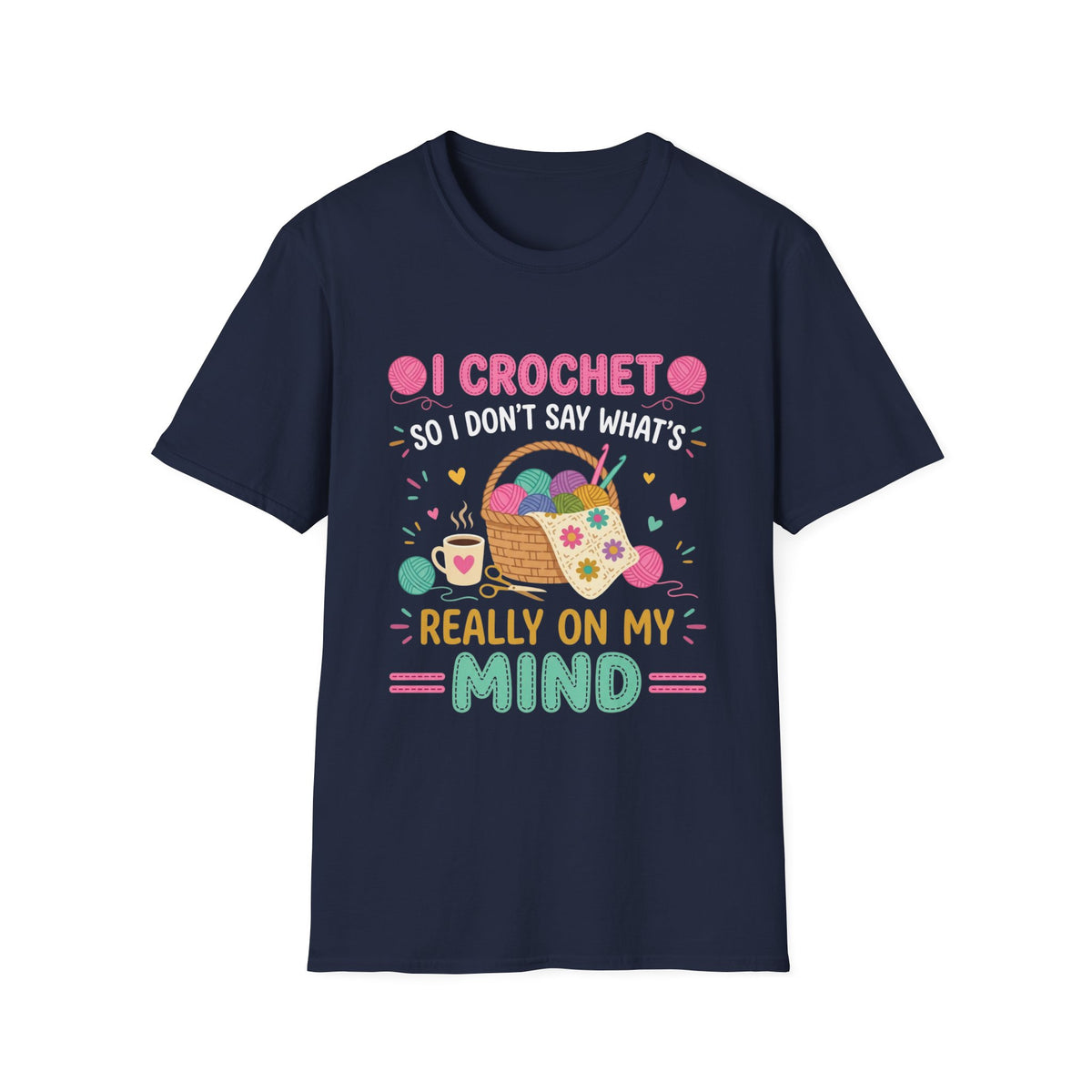 Crochet What's On Mind T-Shirt