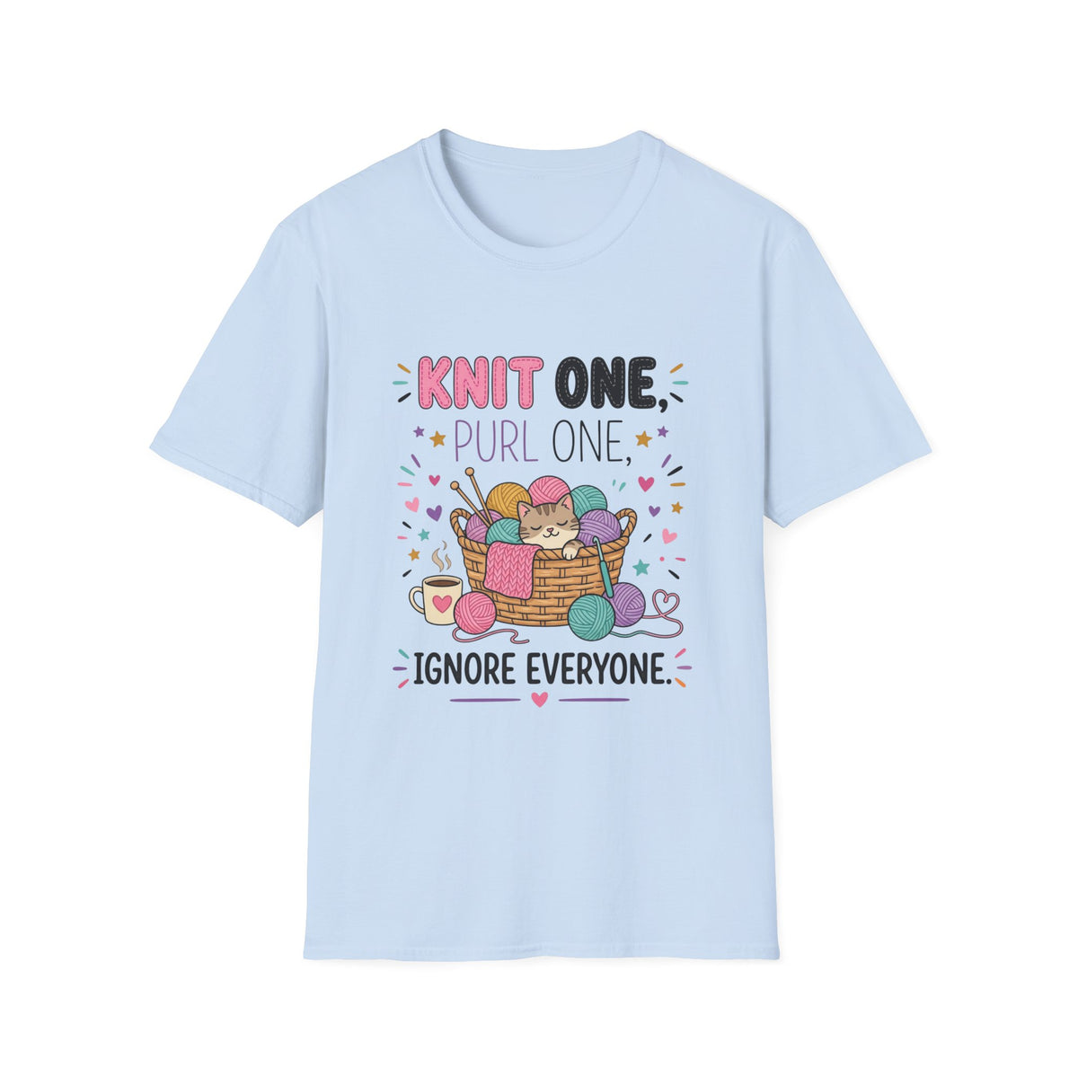 Knit Purl Ignore T-Shirt