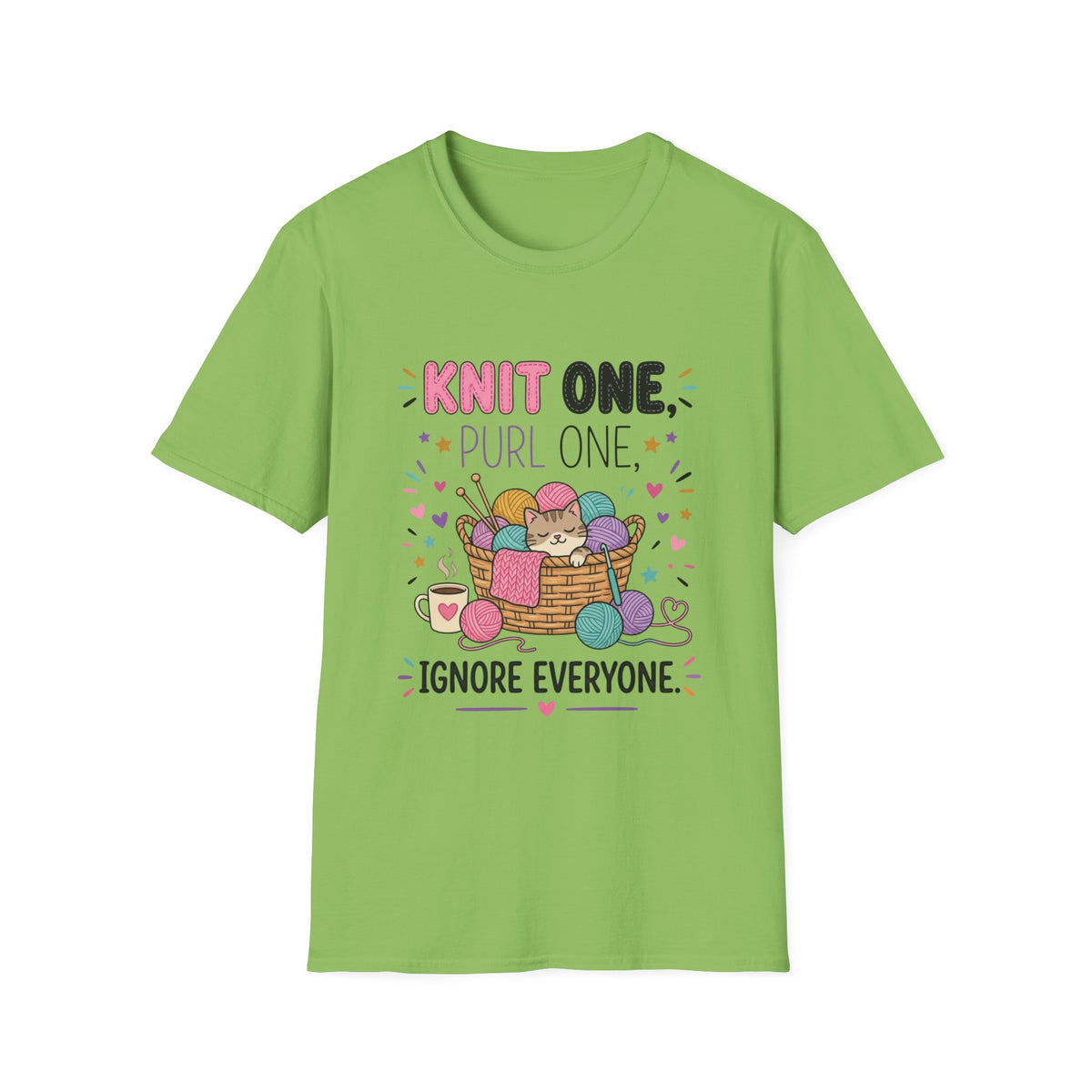 Knit Purl Ignore T-Shirt