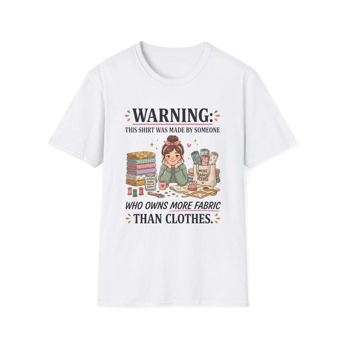 Funny Fabric Sewing T-Shirt