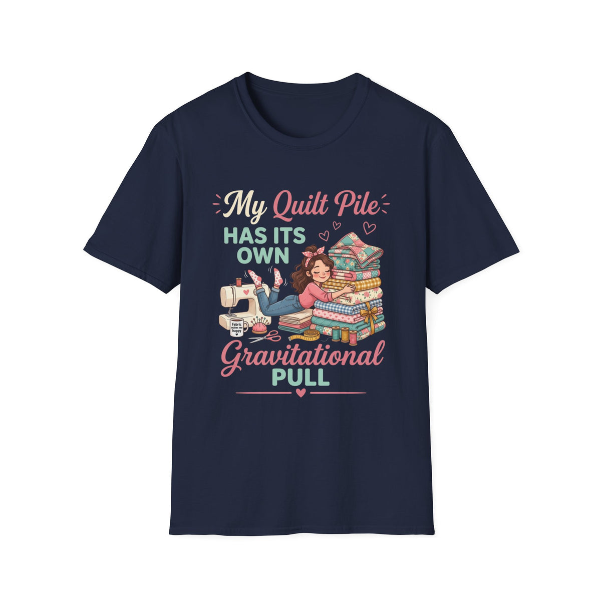 Quilt Pile Gravitational Pull T-Shirt