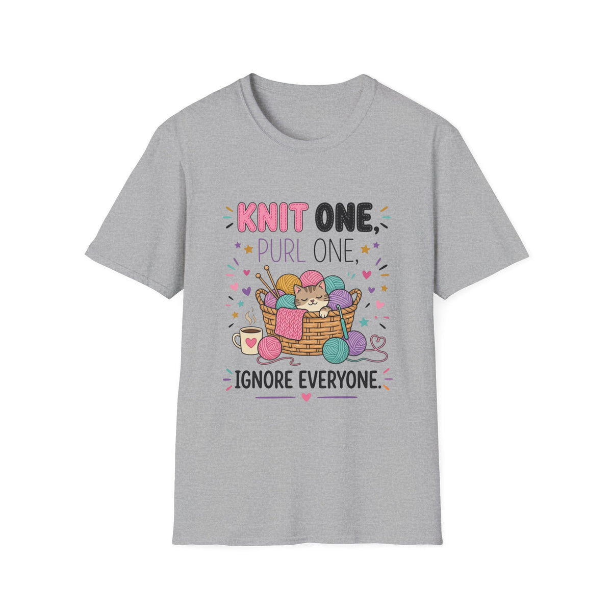 Knit Purl Ignore T-Shirt