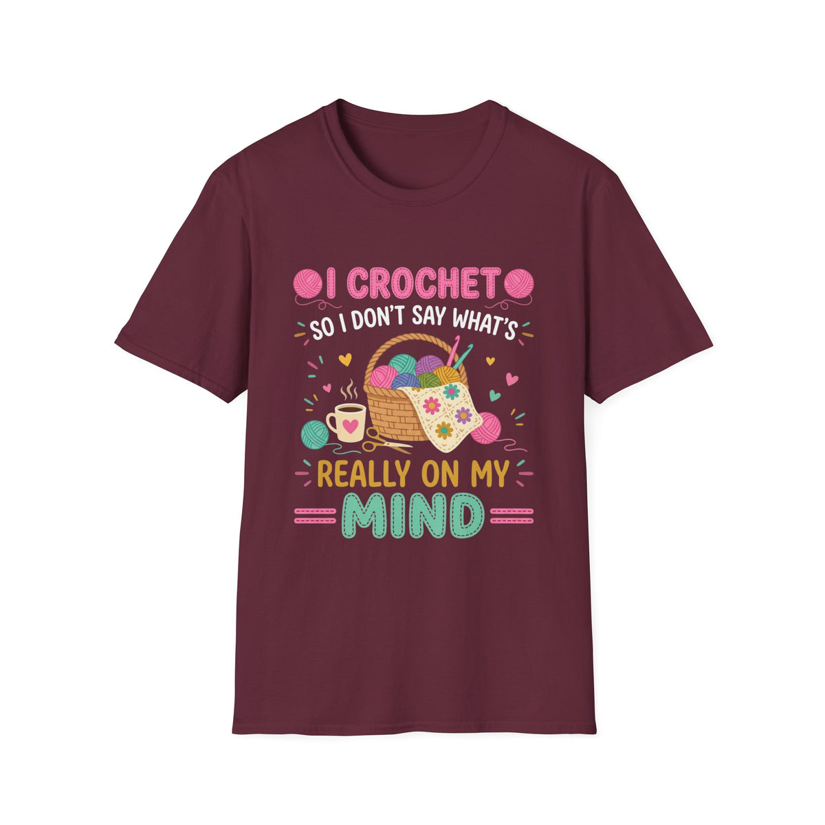 Crochet What's On Mind T-Shirt