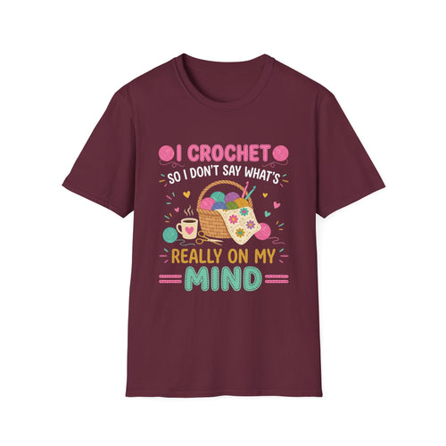 Crochet What's On Mind T-Shirt