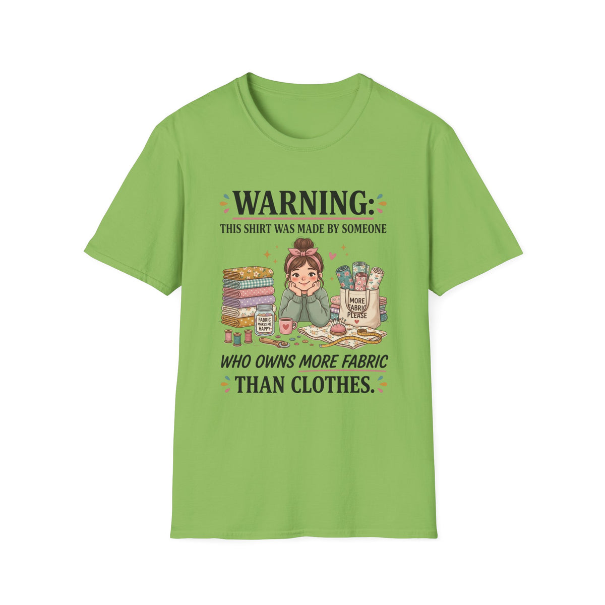 Funny Fabric Sewing T-Shirt