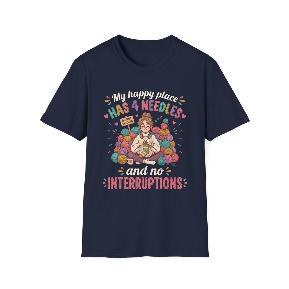 Happy Place 4 Needles T-Shirt